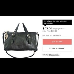 tags) Onna Ehrlich leather bag